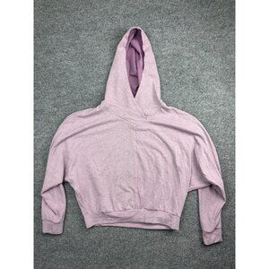 Stoic Hoodie Women's Large Purple Ribbed Pullover Sweater Dolman Sleeve